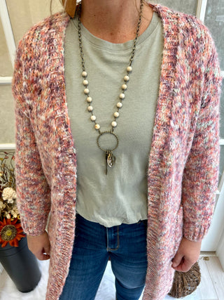 Pastel Long Cardigan