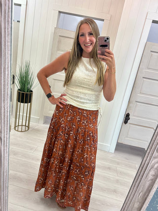 Ivory Lace Tank