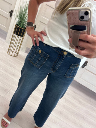 Kut Meg Wide Leg Jean in Resolution