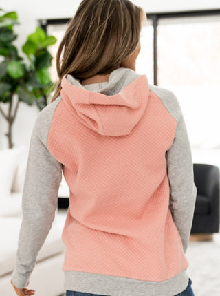 Just Peachy Double Hood Sweatshirt Regular & Curvy