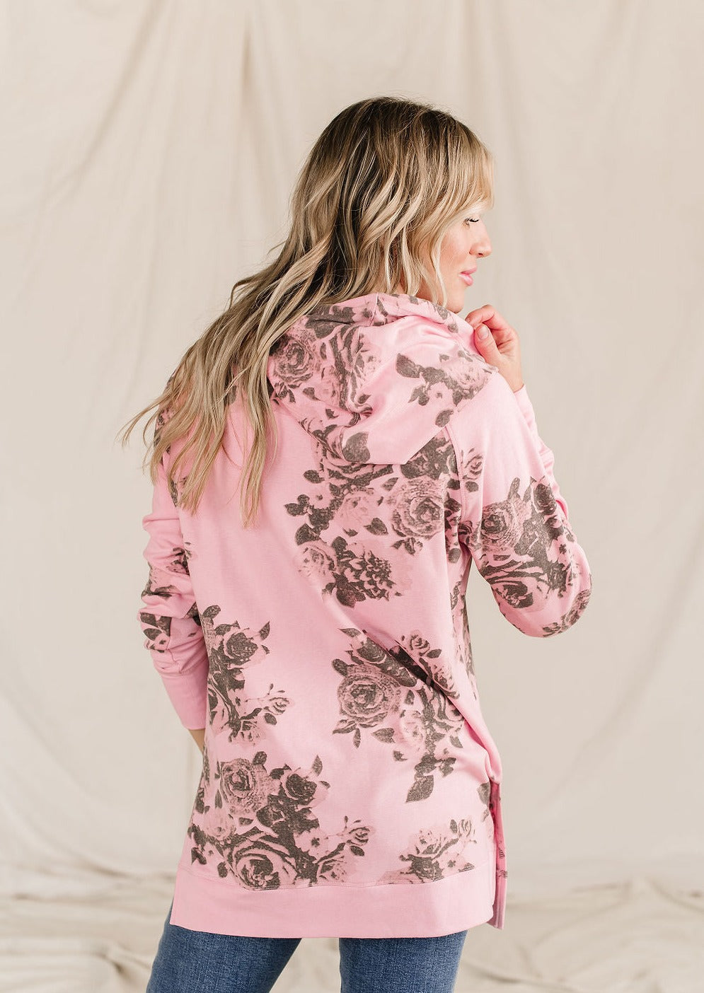 Smell The Roses Tunic Hoodie
