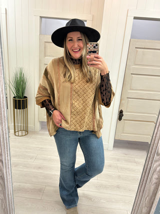Boho Poncho Top