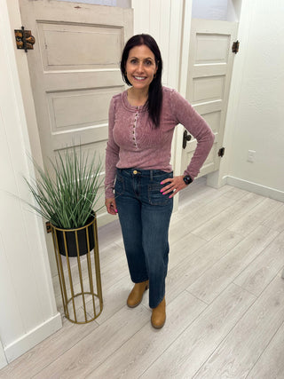 KUT Charlotte HR Wide Leg Jeans