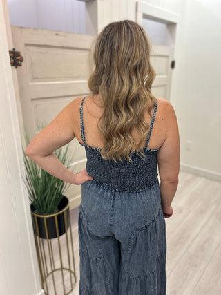 Boho Wide Leg Jumpsuit