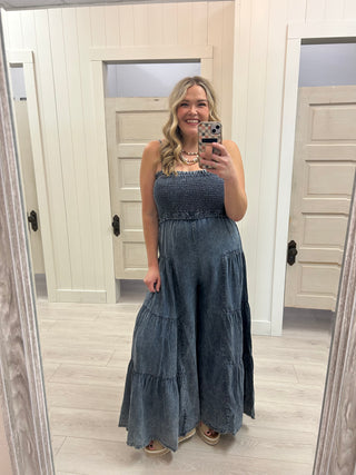 Boho Wide Leg Jumpsuit