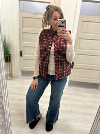 Plaid Vest FINAL SALE!