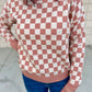 Clay Checkerboard Sweater