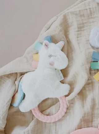 PRT8310 Itzy Ritzy Unicorn Plush Rattle/Teether