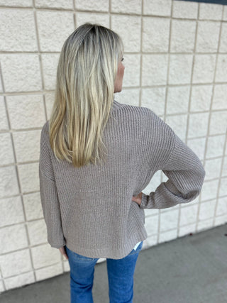 Cool Grey Sweater Jema Lane Boutique