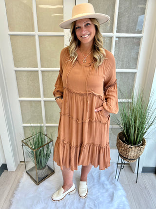 Falling For You Boho Dress