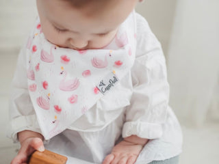 Copper Pearl June Bandana Bib