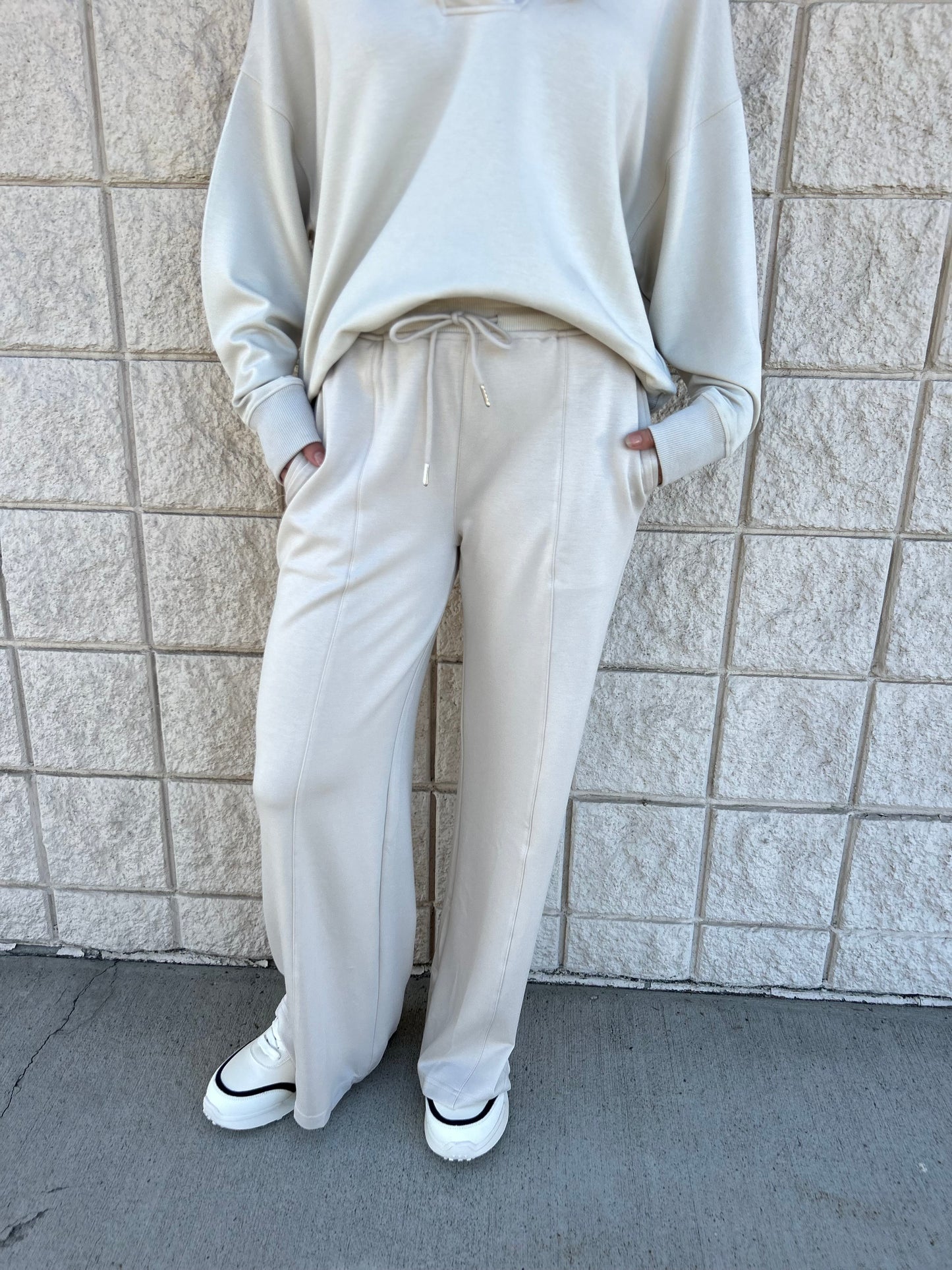 Ecru Luxe Pants