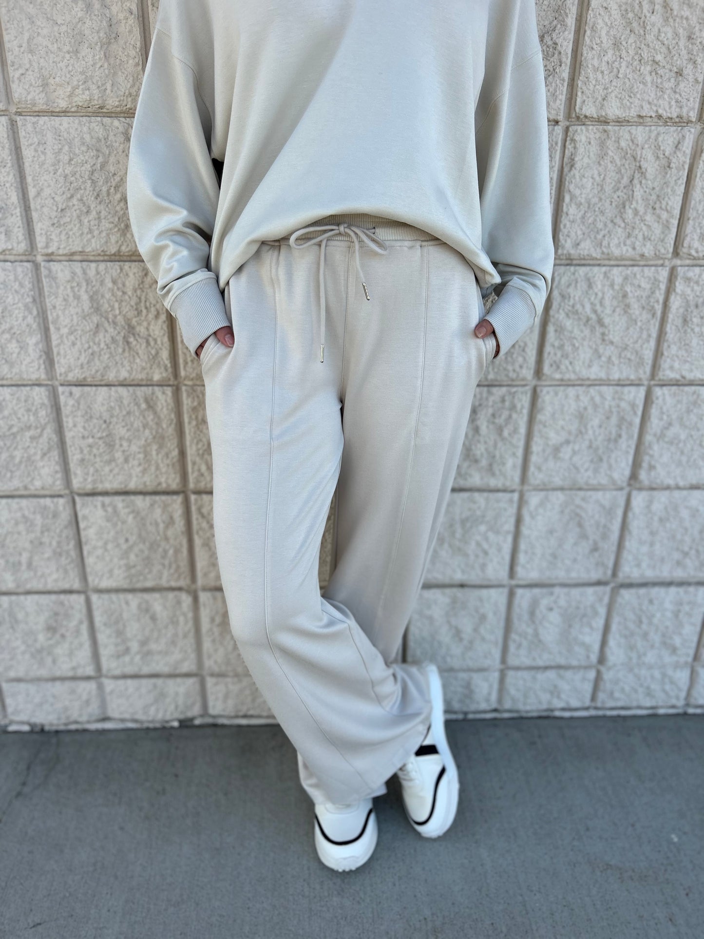 Ecru Luxe Pants