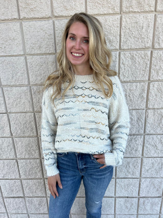 Cream Crew Sweater