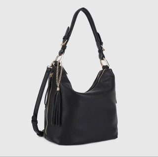Sammie Hobo Bag - Double Zip with Adjustable Strap