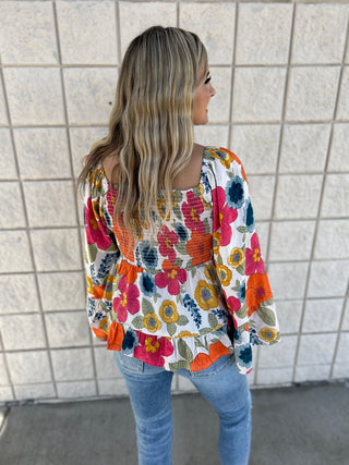 Brightside Flair Sleeve Top