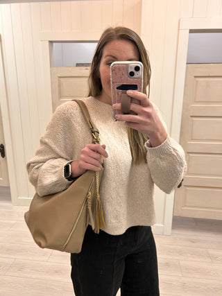 Sammie Hobo Bag - Double Zip with Adjustable Strap