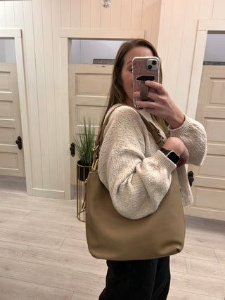 Sammie Hobo Bag - Double Zip with Adjustable Strap