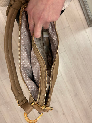 Sammie Hobo Bag - Double Zip with Adjustable Strap