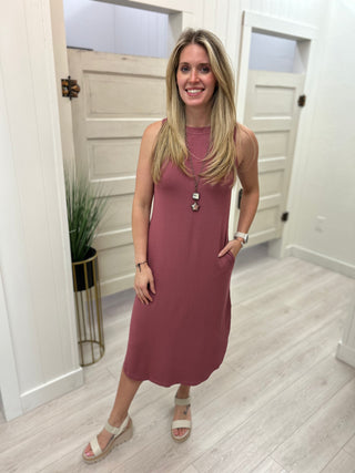 Marsala Tank Dress