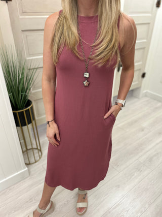 Marsala Tank Dress