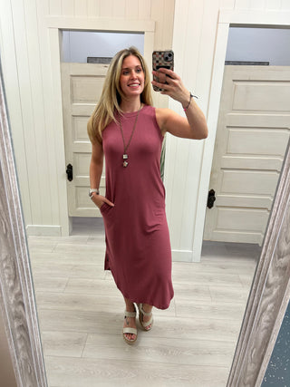 Marsala Tank Dress