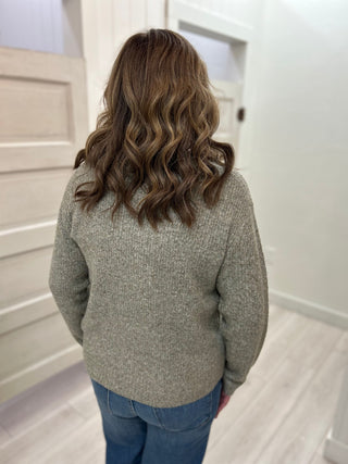 Light Olive Crewneck Sweater