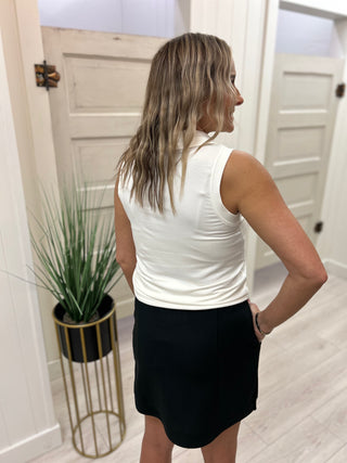 Black Knit Skirt