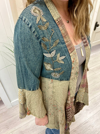Boho Patch Work Cardigan (2 Color Ways)