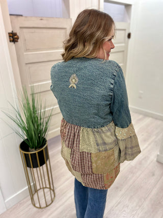 Boho Patch Work Cardigan (2 Color Ways)