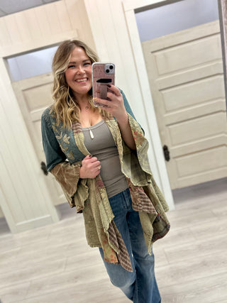 Boho Patch Work Cardigan (2 Color Ways)