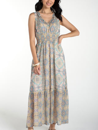 Liverpool Citron Multi Print Tank Dress