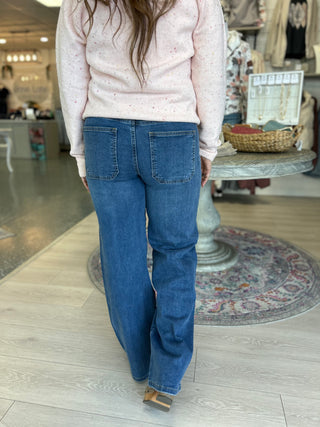 KUT from the Kloth Jodi HR Straight Leg Jean