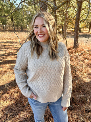 Textured Oatmeal Sweater FINAL SALE!