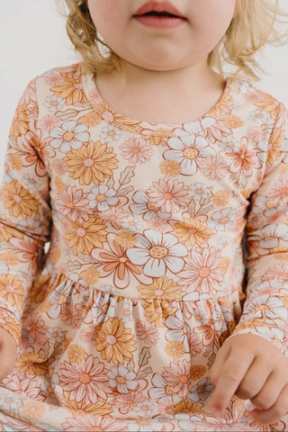 Kids Pastel Floral Dress