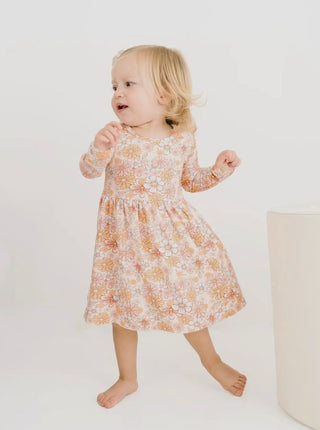 Kids Pastel Floral Dress