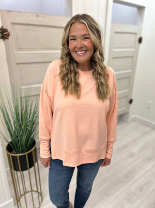 Darcy Apricot Sweatshirt
