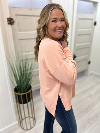 Darcy Apricot Sweatshirt