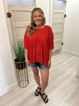 Oversized Knit Top (TWO COLORS!)