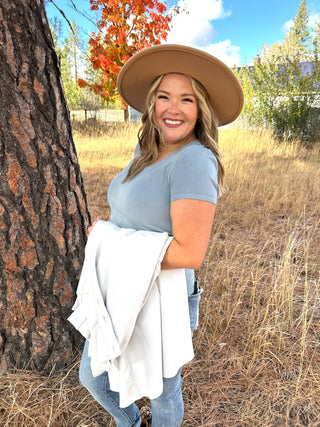 Dusty Blue Top