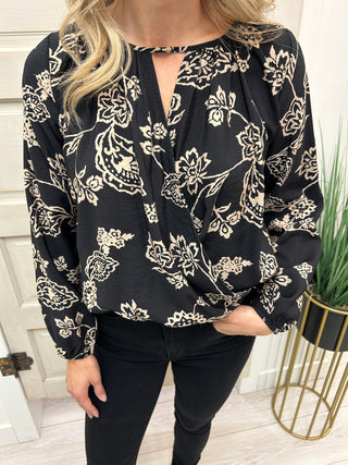 Boss Babe Floral Print Top