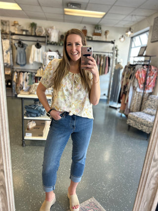 Liverpool Pastel Floral Top