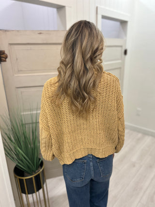 Mustard Knitted Sweater