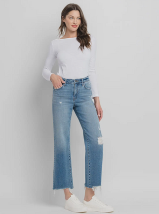 Flying Monkey High Rise Wide Leg Jean