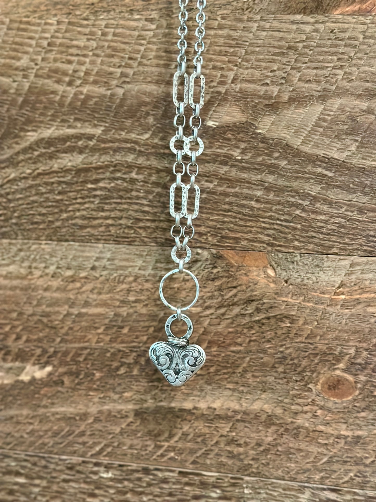 Rustic Heart Necklace