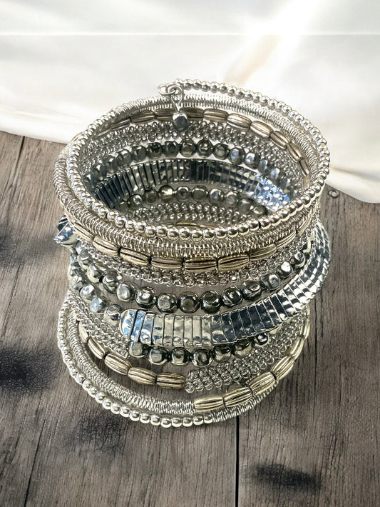 Silver Wrap Bracelet