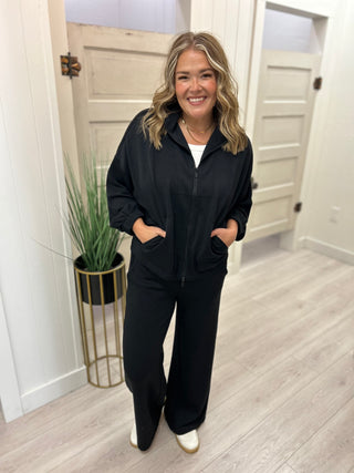 Liverpool Black Pull On Pants