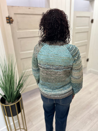 Aqua Haze Tribal Sweater