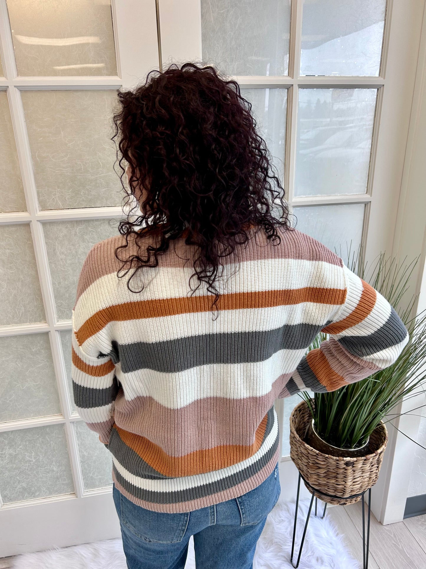 Striped Spring  Sweater