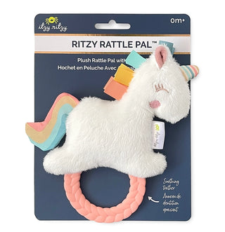 PRT8310 Itzy Ritzy Unicorn Plush Rattle/Teether